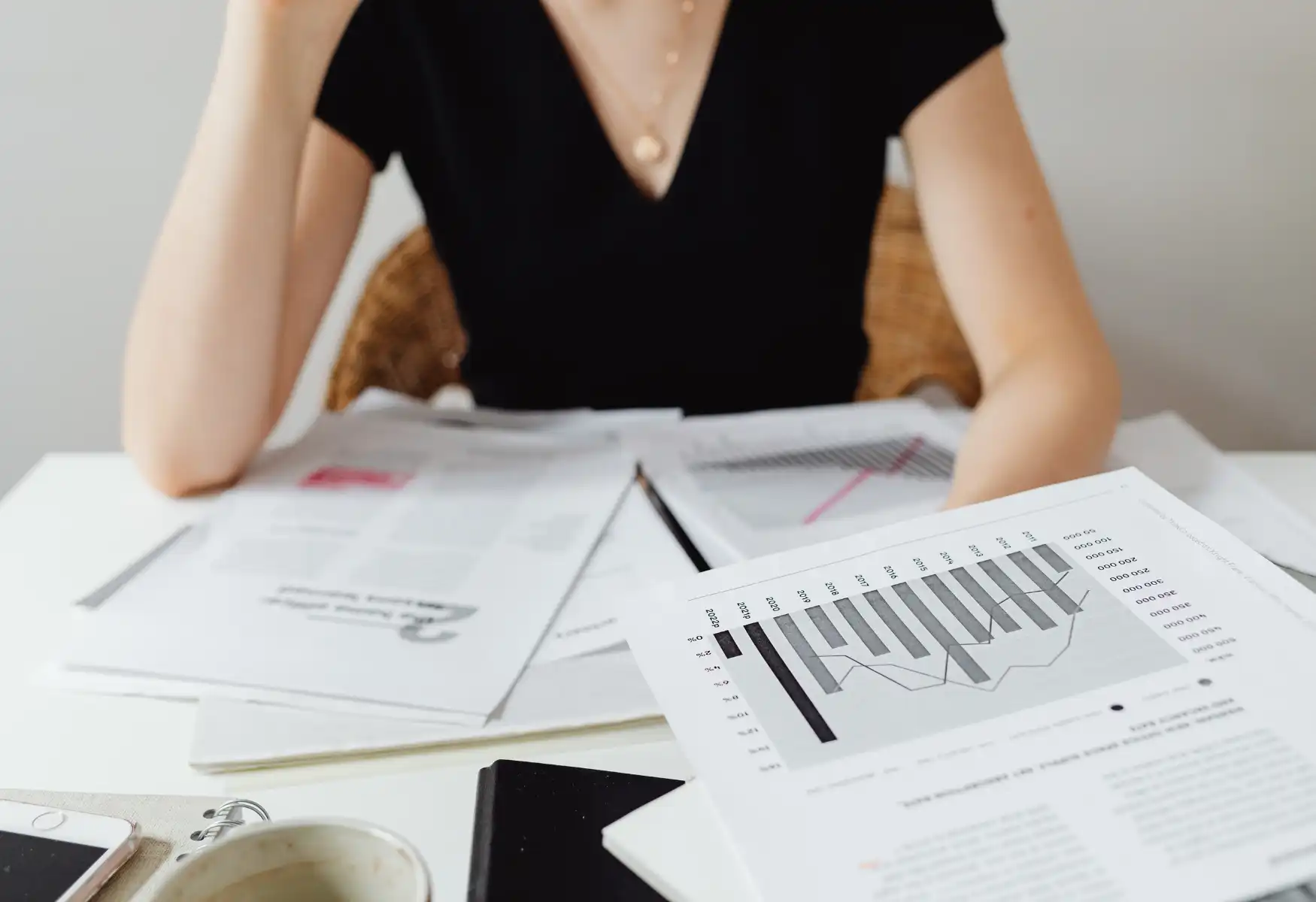 Close-Up Photo of Accounting Documents